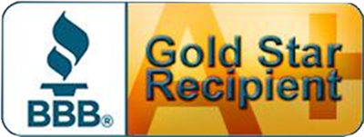 Better Business Bureau Gold Star Award